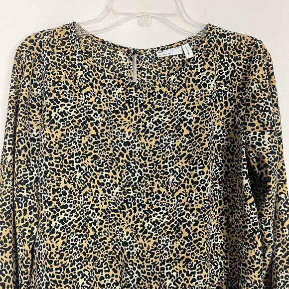 ASOS Womens Top 4 Animal Print Party Cocktail Dressy Elegant Chic Career Office - Picture 3 of 10